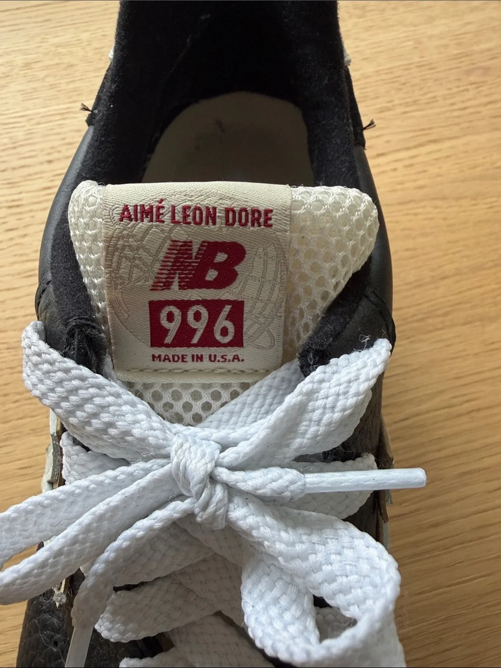 Aime Leon Dore x New Balance 996 Leather Shoe Men’s US 7 Women’s 8.5 - Picture 3 of 7